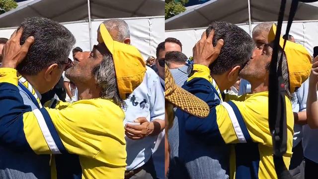 Rambo Okan'dan Hakan Safi'ye Destek: Alnından Öperek Başkan İlan Etti