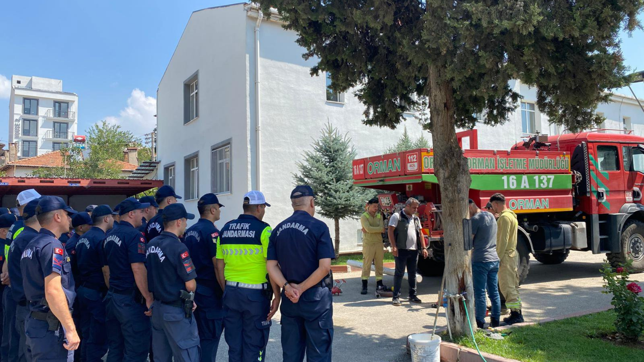 Bursa'da Orman Yangınlarına Karşı Yaz Seferberliği Başlatıldı