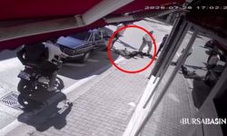 Mudanya'da Zırhlı Banka Aracı Elektrik Direğine Çarptı
