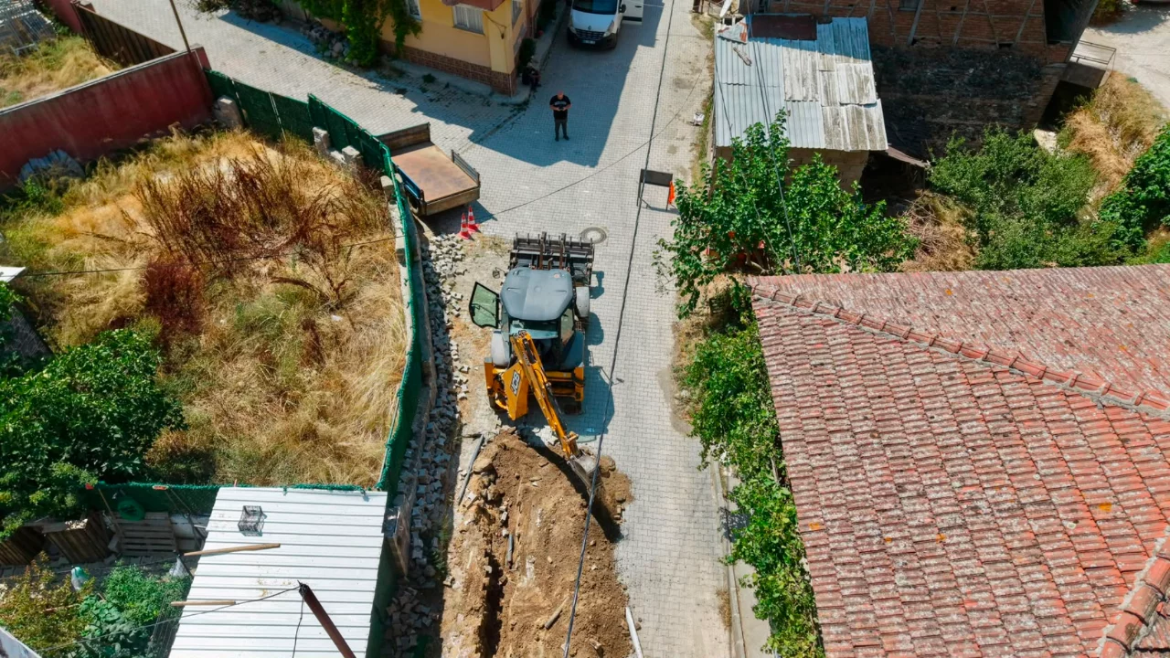 Gemlik'in Küçükkumla Mahallesi doğalgaza kavuşuyor: Çalışmalar başladı