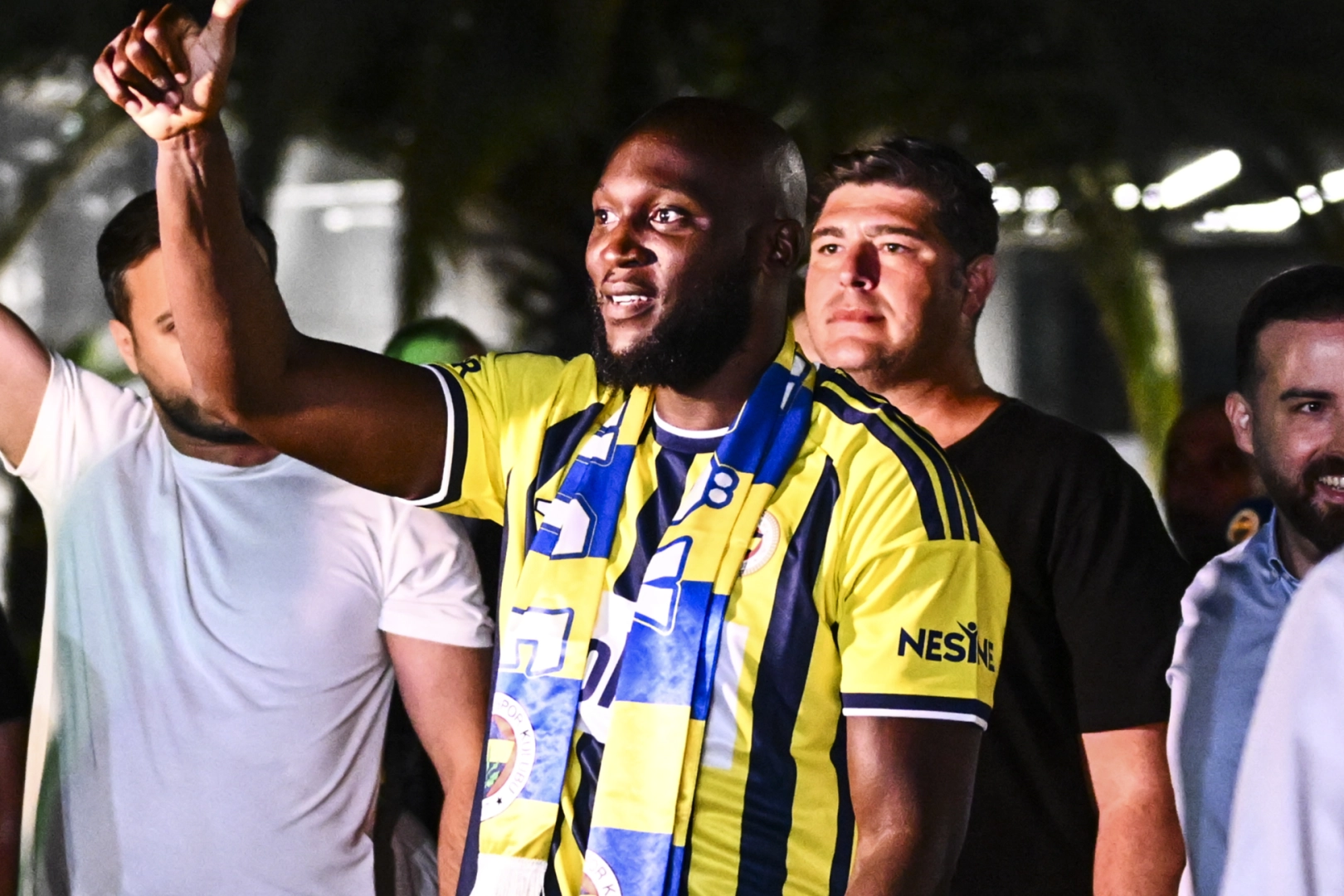 Fenerbahçe'nin yeni transferi Romelu Lukaku, İstanbul'a geldi