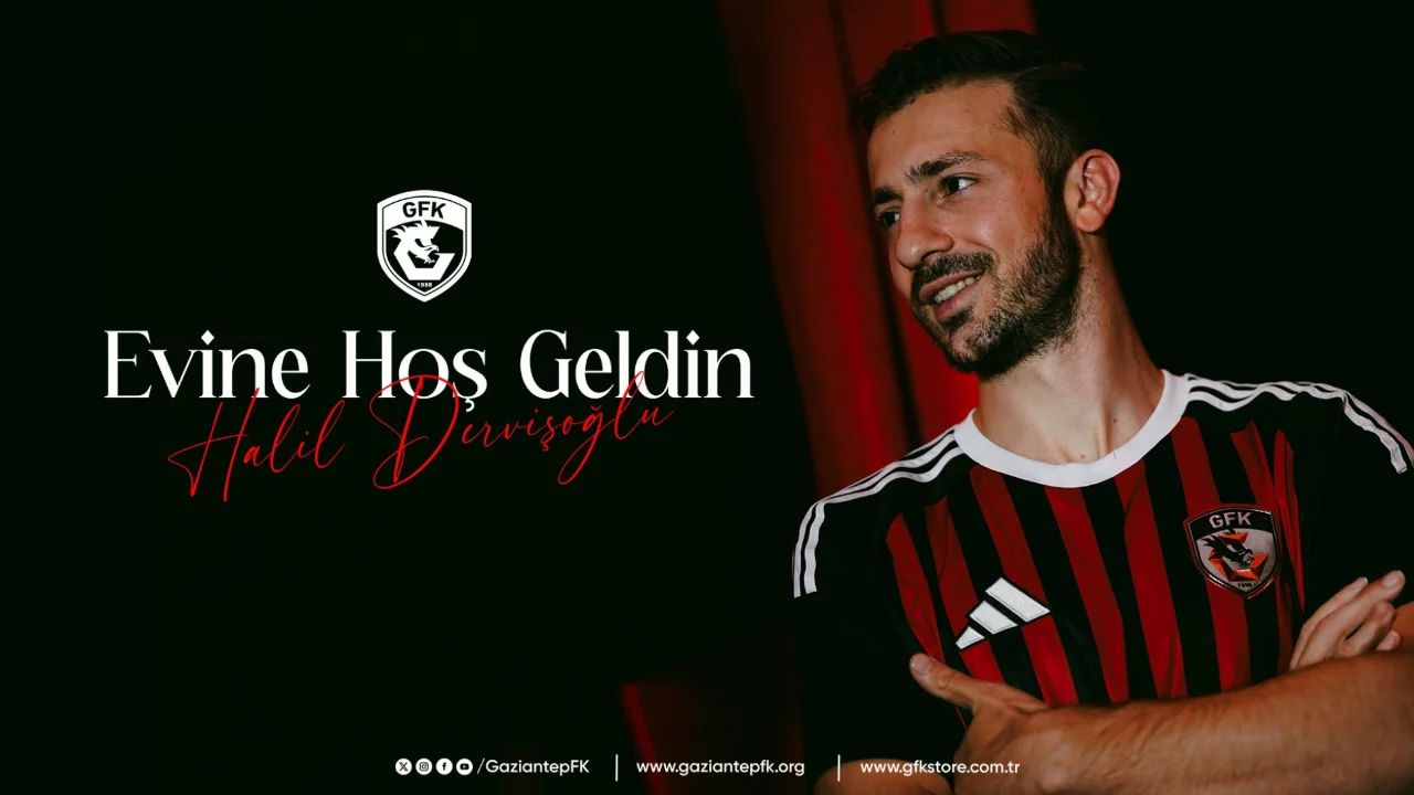 Gaziantep FK, Halil Dervişoğlu'nu 2026-2027 sezonu için transfer etti