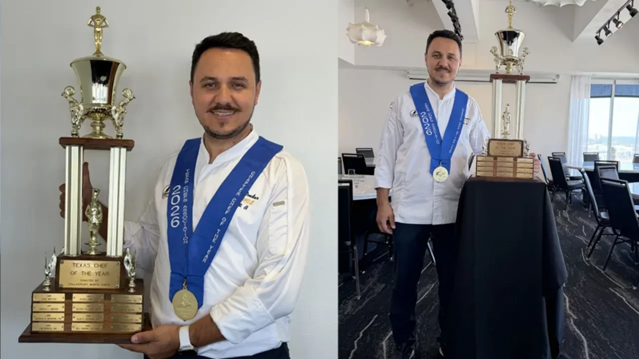 Bolu'dan yükselen şef Kubilay Önder, Texas'ta ödül kazandı
