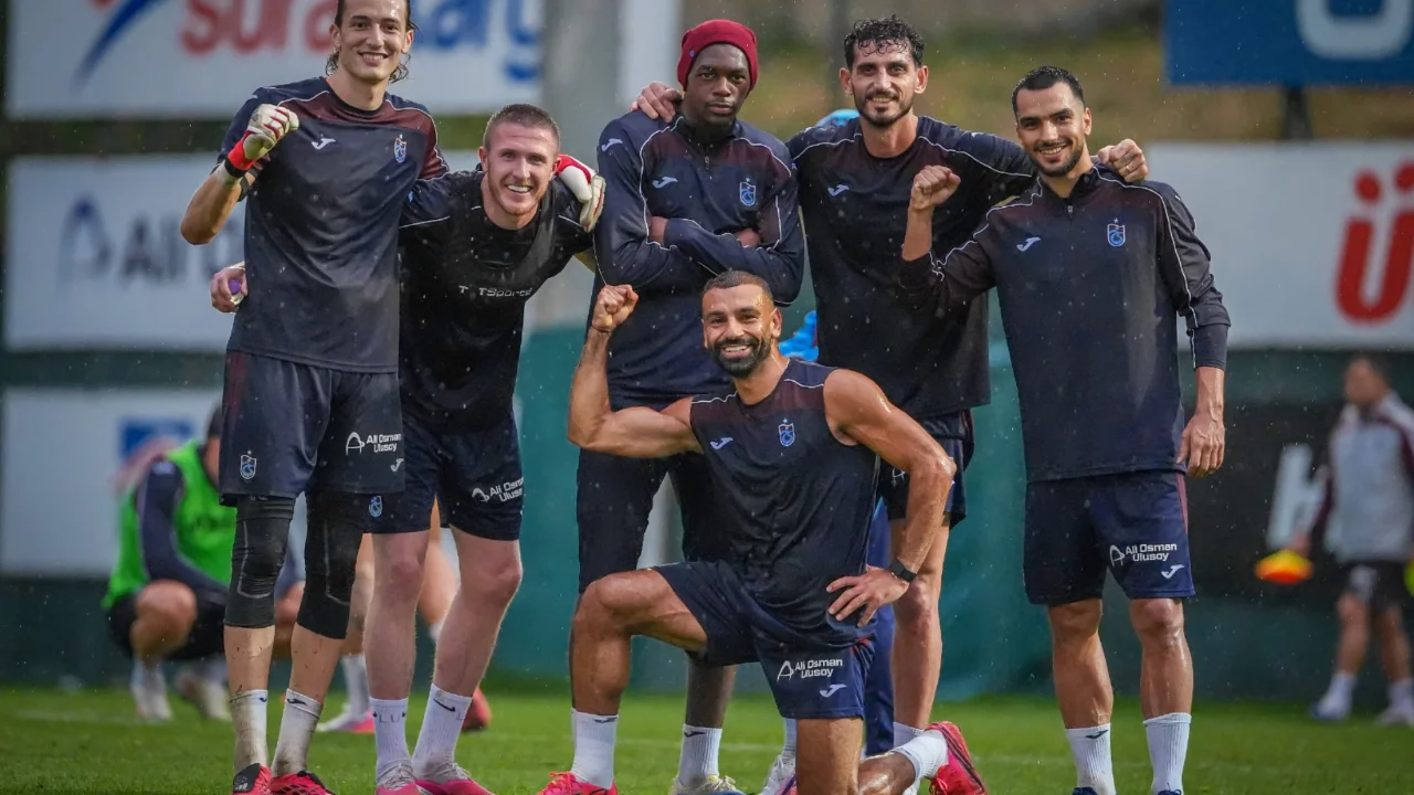 Ferencvaros maçı öncesi Trabzonspor, Mehmet Ali Yılmaz Tesisleri'nde çalışıyor