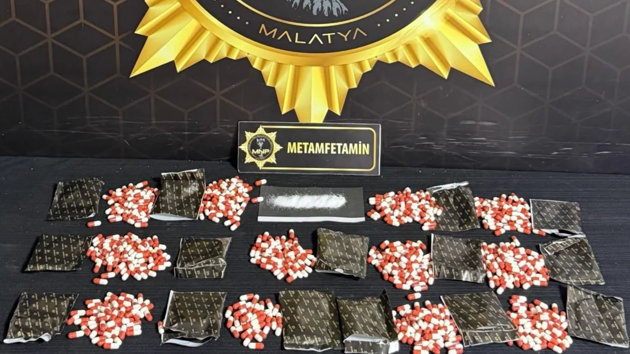 Malatya'da uyuşturucu operasyonu: 903 hap ele geçirildi