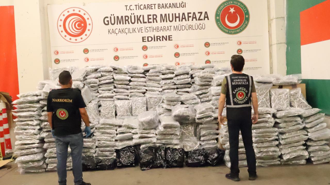 810 kilogram uyuşturucu Kapıkule'de ele geçirildi