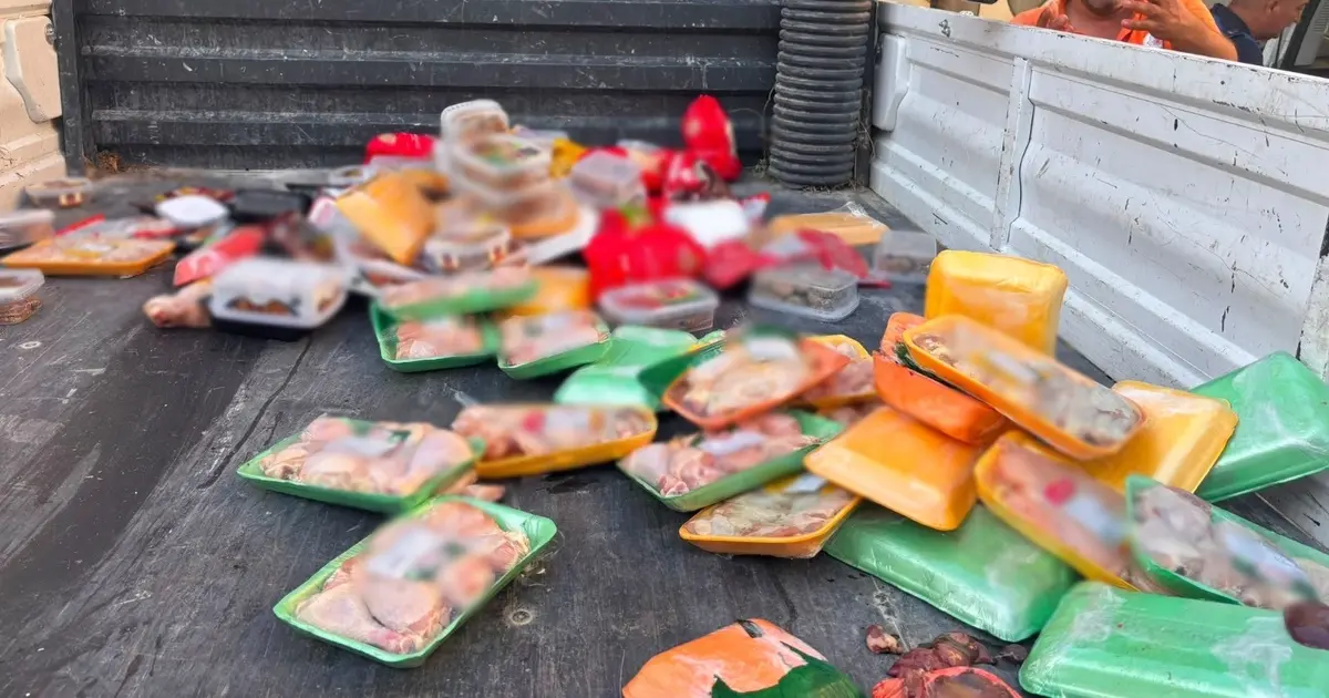 Gemlik’te zincir markette yapılan denetimde 250 kilo et imha edildi