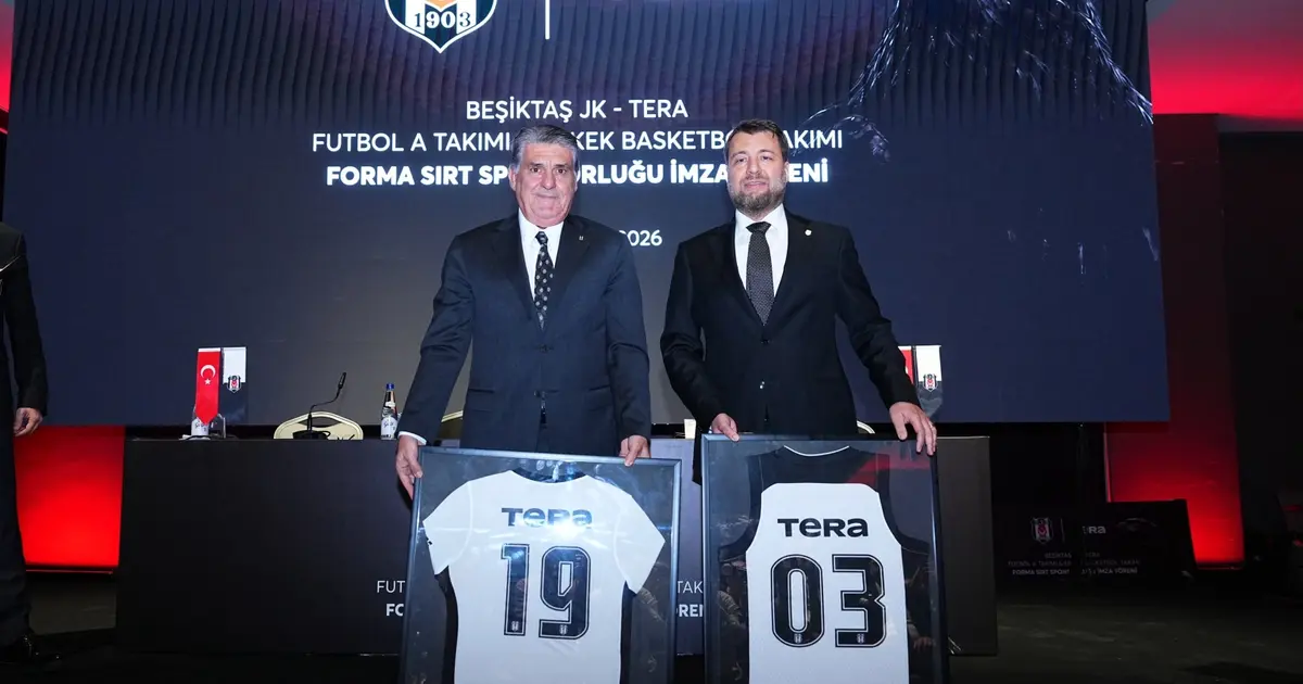 Beşiktaş JK, Tera Holding ile iki sezonluk sponsorluk anlaşması yaptı