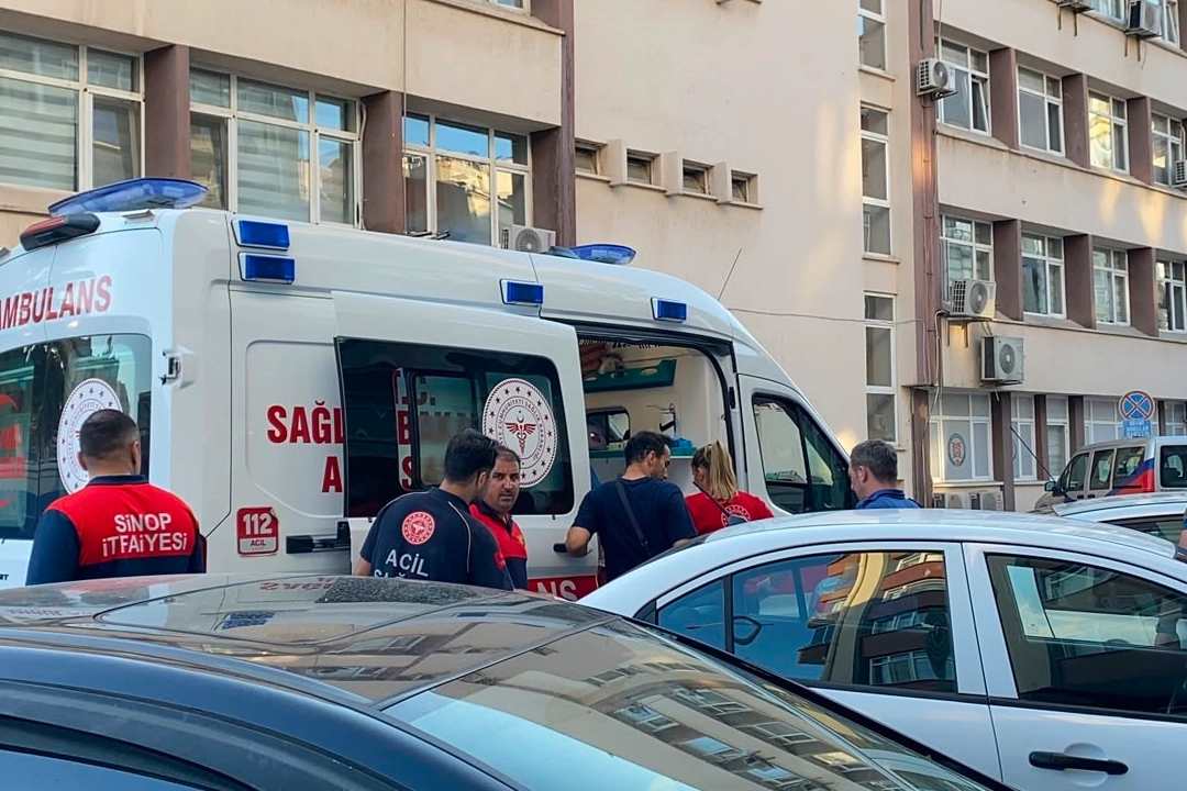 Ekiplerin ikna çabası başarılı oldu: Sinop'ta intihar girişimi