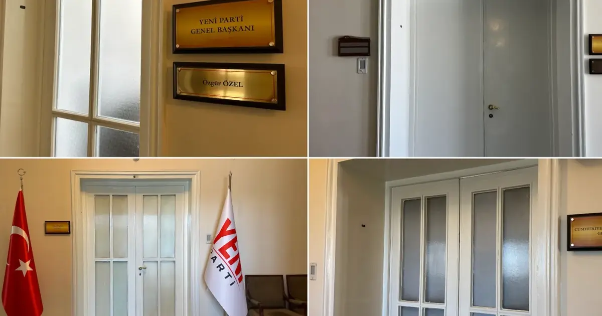Yeni Parti’nin kurulmasıyla Meclis’te oda tahsisi değişti