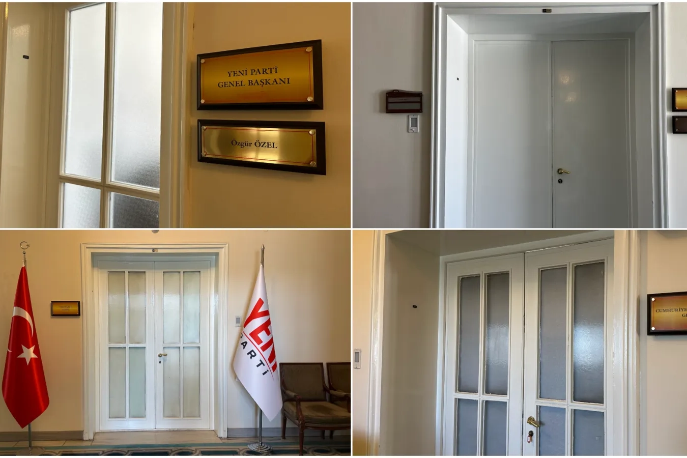 Yeni Parti’nin kurulmasıyla Meclis’te oda tahsisi değişti