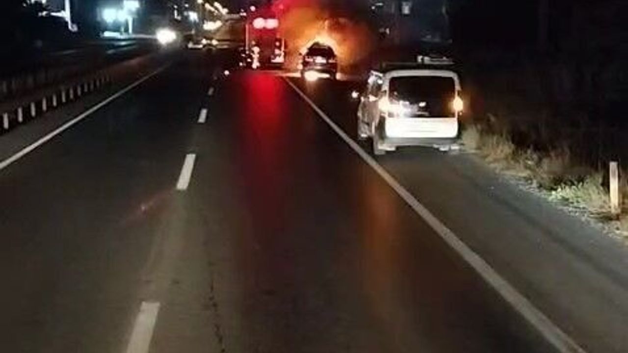 Bursa'da cipten dumanlar yükseldi: İtfaiye müdahale etti
