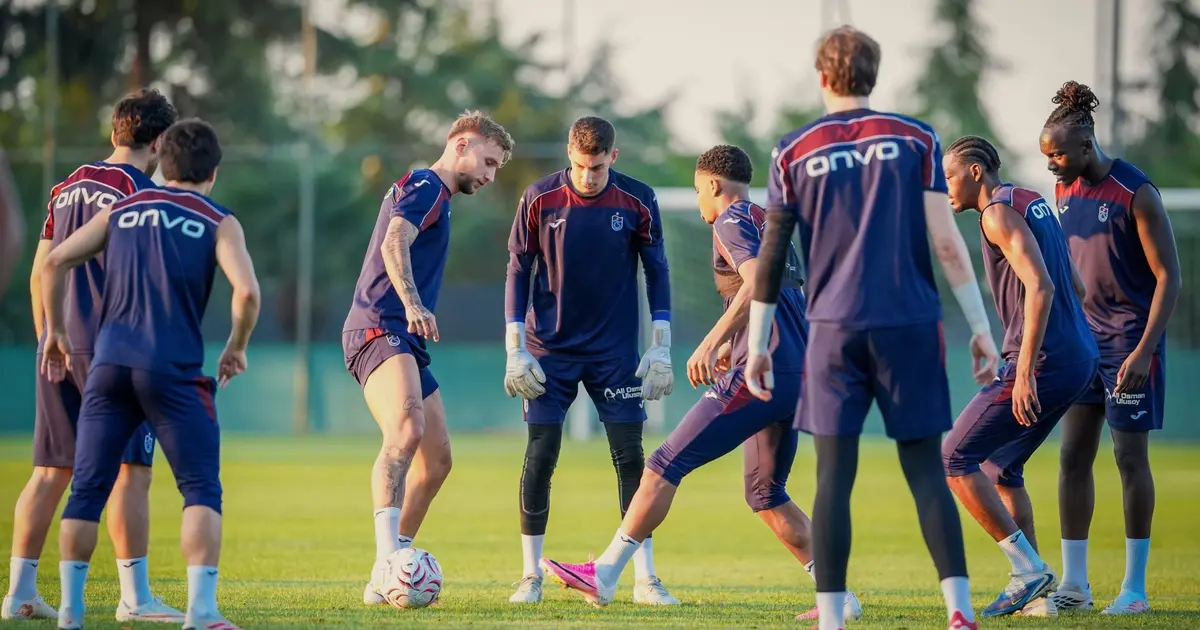 Trabzonspor, Ferencvaros maçı hazırlıklarını tamamladı
