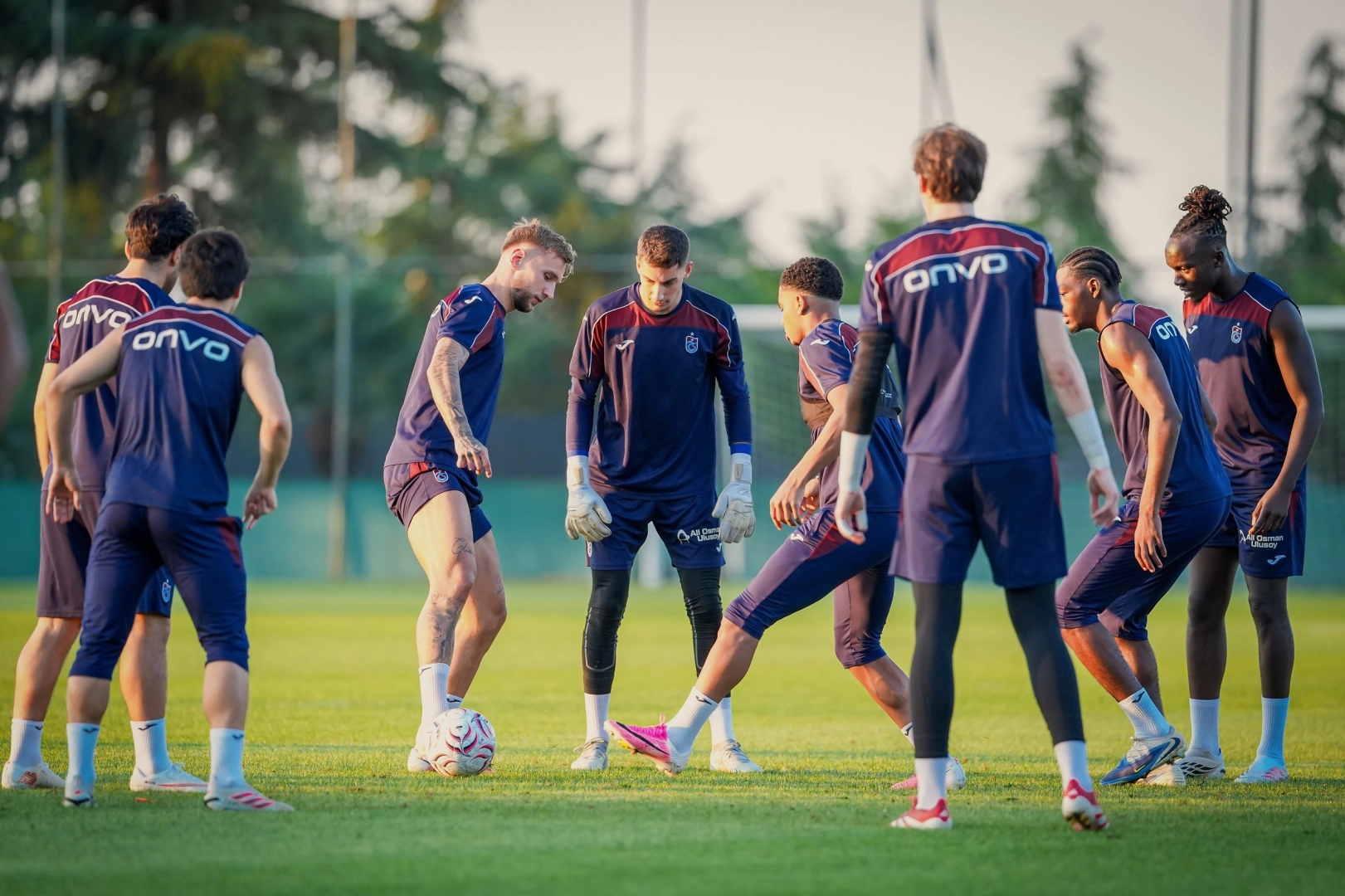 Trabzonspor, Ferencvaros maçı hazırlıklarını tamamladı