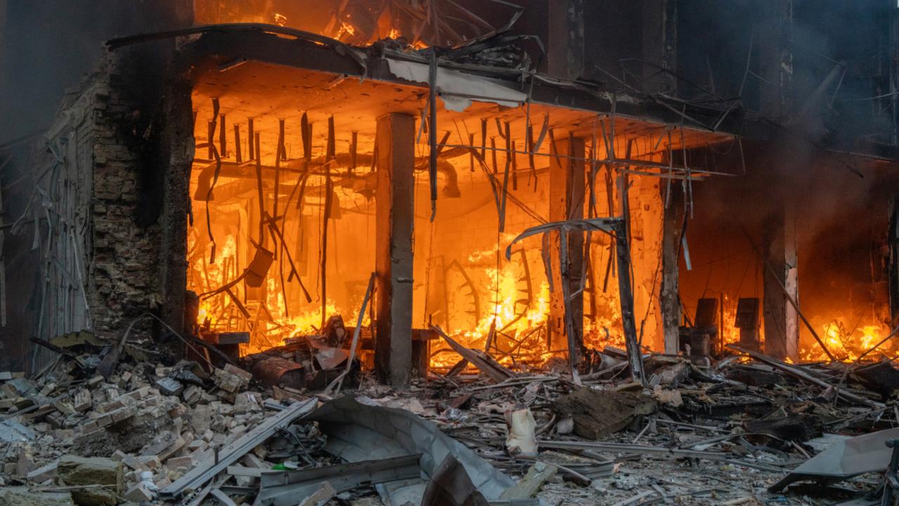 Ukrayna'da Rusya'nın Kiev'e düzenlediği saldırıda 8 kişi hayatını kaybetti