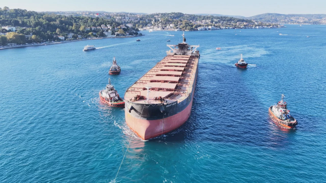 GREAT OCEAN Gemisi İstanbul Boğazı'ndan Geçiş Yaptı: Güvenlik Önlemleri Alındı