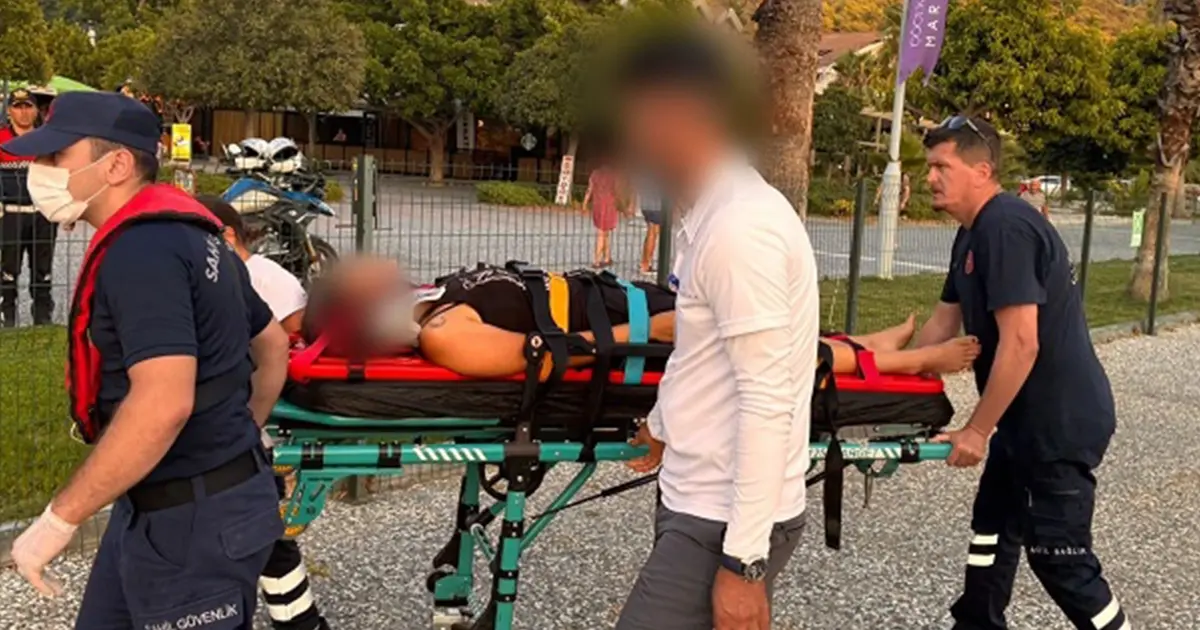 Fethiye'de yaralanan vatandaş için 112 Acil çağrısı yapıldı