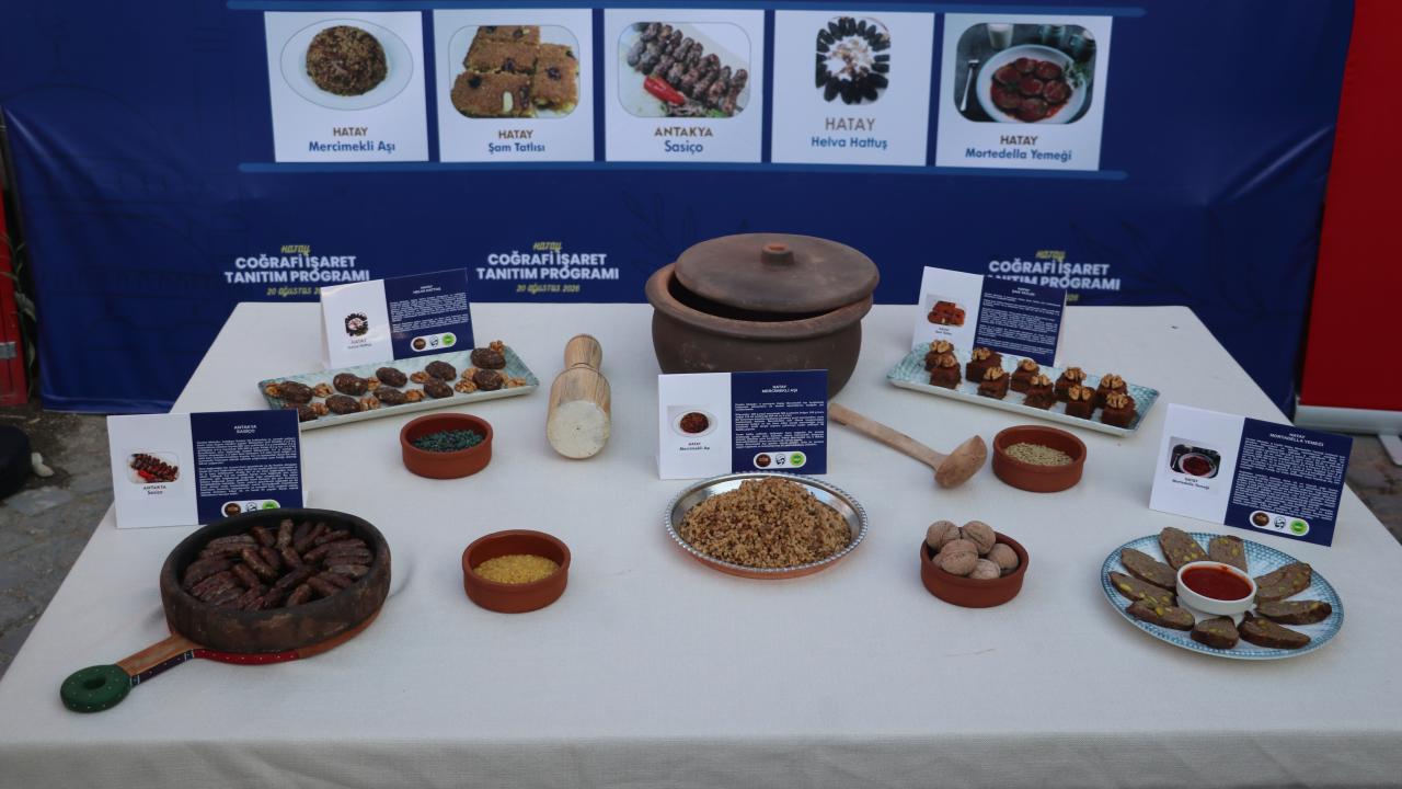 Hatay'da 5 yeni coğrafi işaret tescil edildi: Gastronomi zenginliği artırıldı