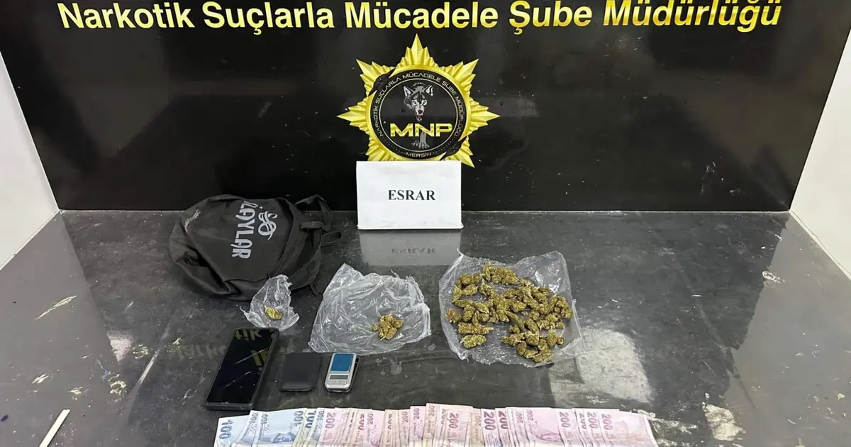 Mersin'de narkotik operasyonu: 3 tutuklama gerçekleşti
