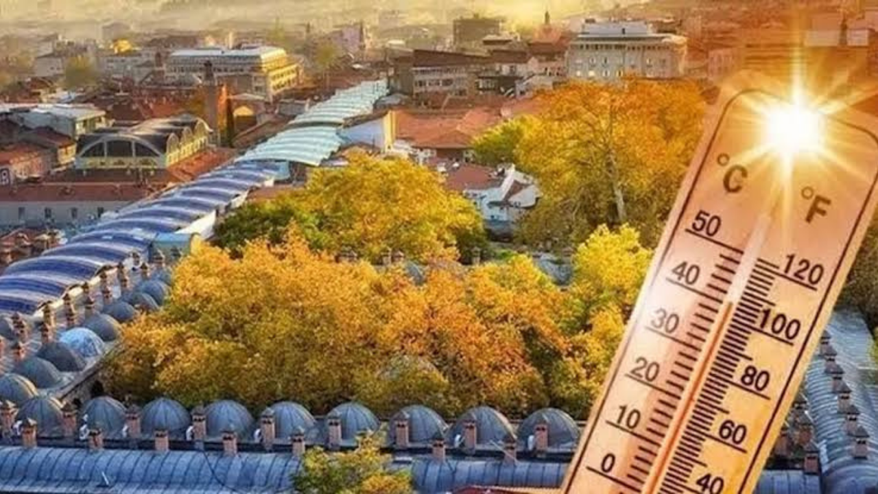 Cumartesi 35 derece, Pazar 32 derece: Bursa'da hava durumu