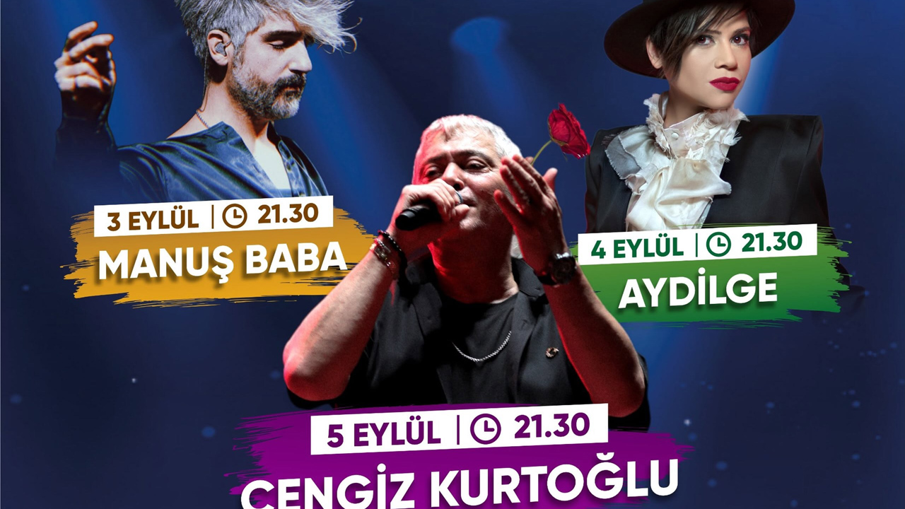 Yenişehir'de Manuş Baba ve Aydilge ile festival coşkusu