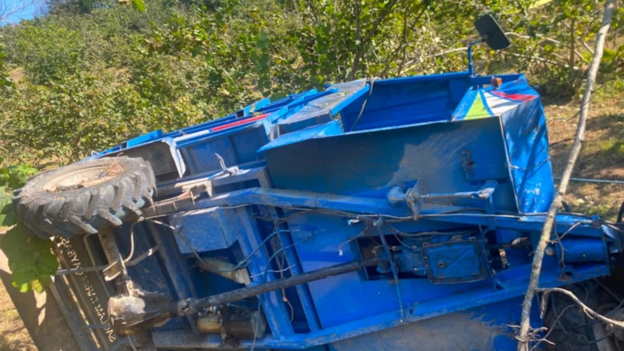 Ordu'da Tarım Aracı Kazası: 11 Yaralı, 2 Hayatını Kaybetti