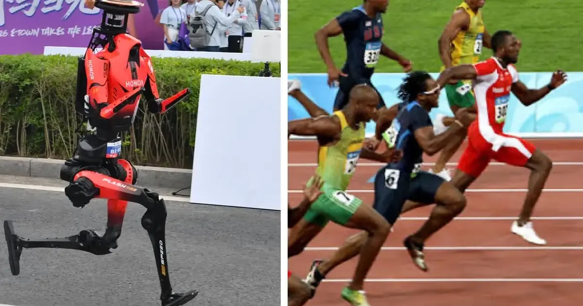 Çinli insansı robot, Usain Bolt'un rekorunu 9,32 saniyede kırdı