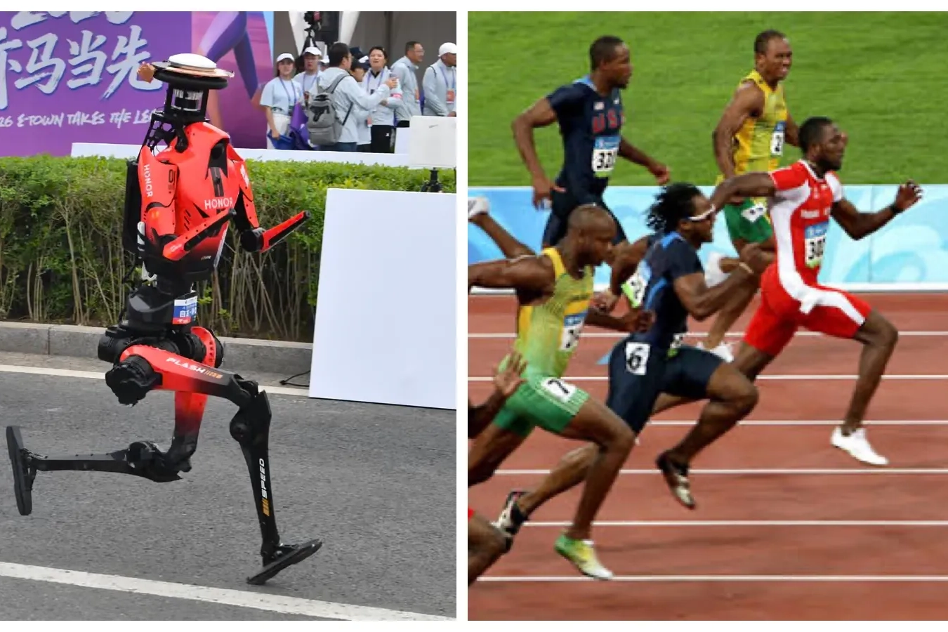 Çinli insansı robot, Usain Bolt'un rekorunu 9,32 saniyede kırdı