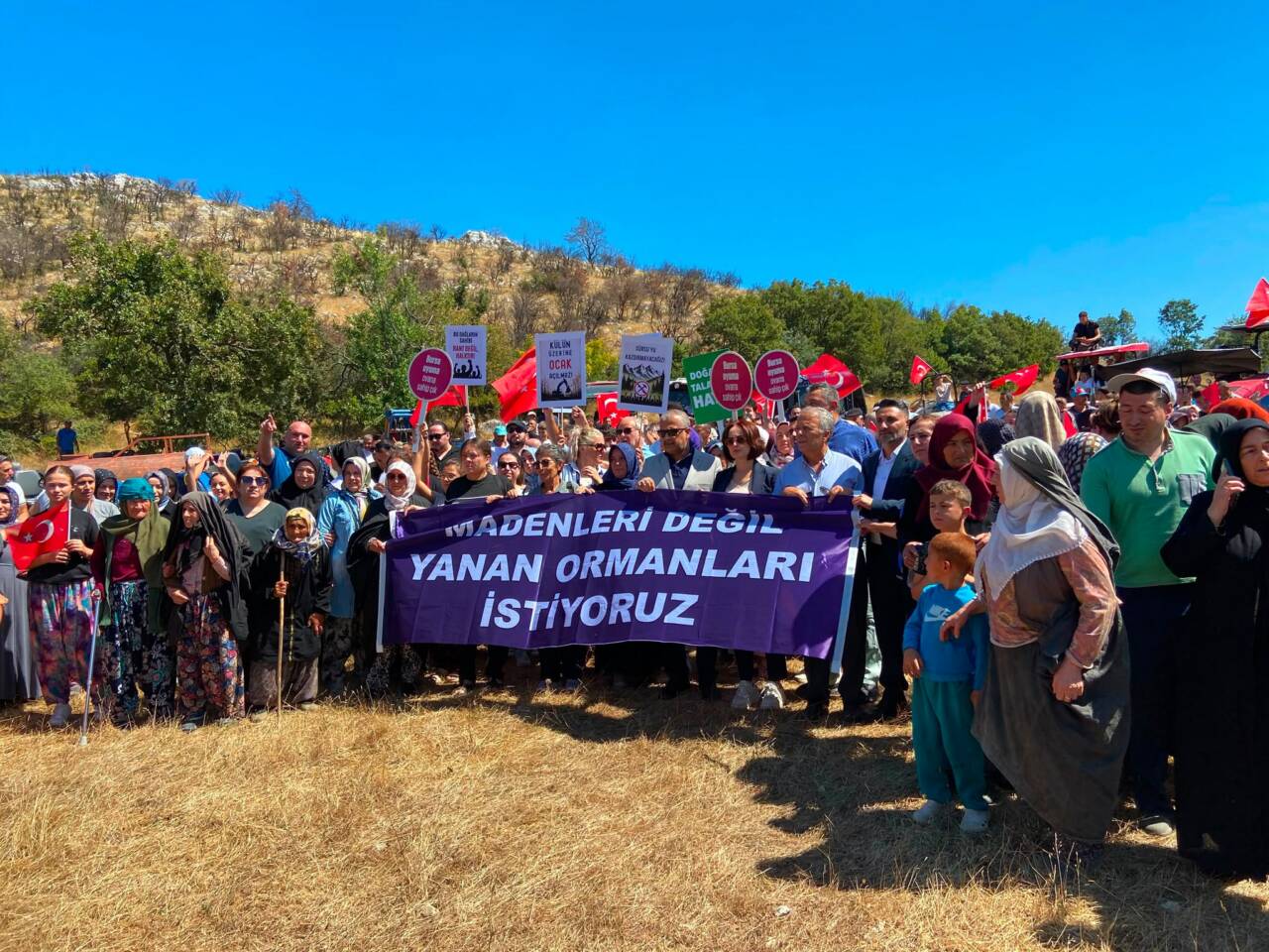 Dışkaya'da maden projesine karşı köylülerden itiraz: 100 hektar alanı kapsıyor