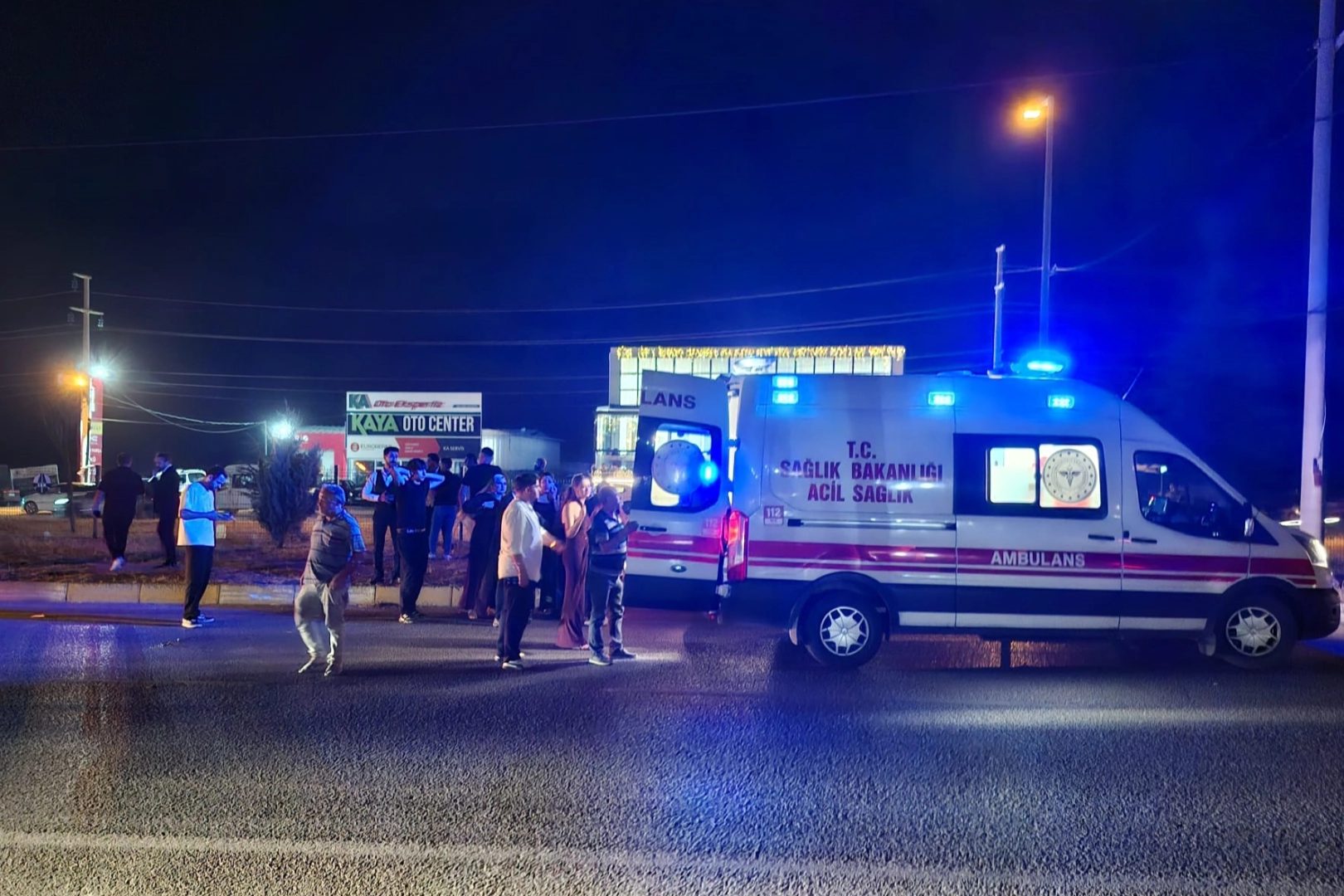 Afyonkarahisar'da otomobil çarpması sonucu 72 yaşındaki M.Y. hayatını kaybetti