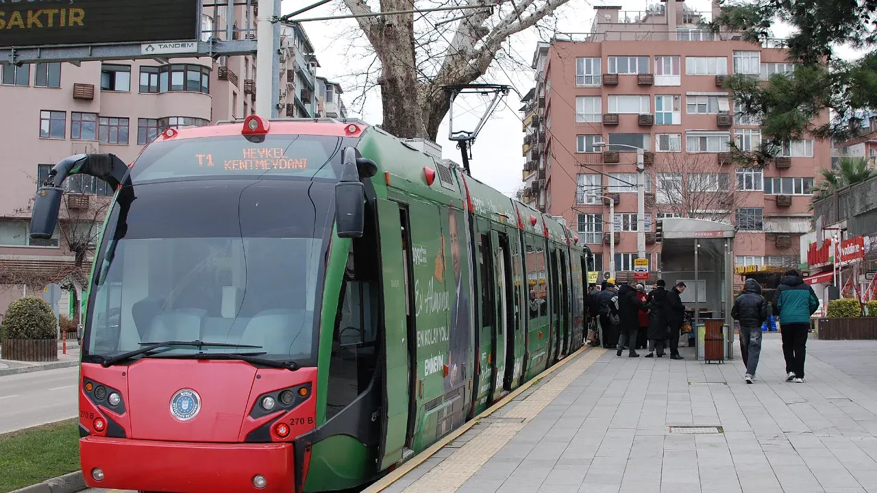 Bursa T1 tramvay hattında park yasağı ve güvenlik tedbirleri uygulanacak