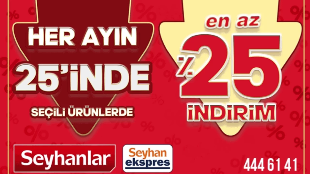 Bursa'da Seyhanlar, her ayın 25'inde yüzde 25 indirim uygulayacak