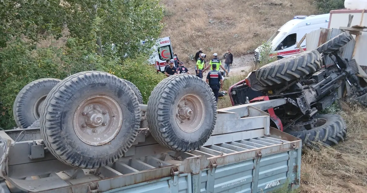 Traktör devrildi: Yaralı sayısı 4'e yükseldi