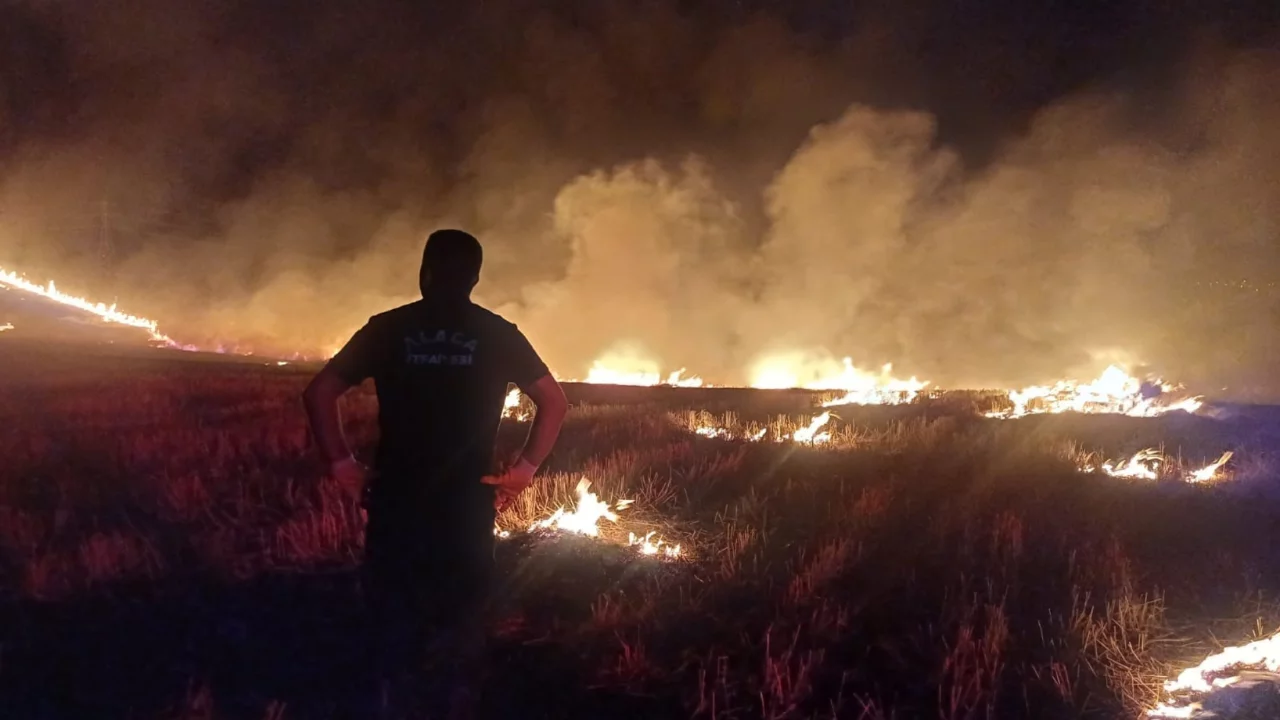 Çorum'daki yangın 7 köyü etkiliyor: Ekipler müdahaleye devam ediyor