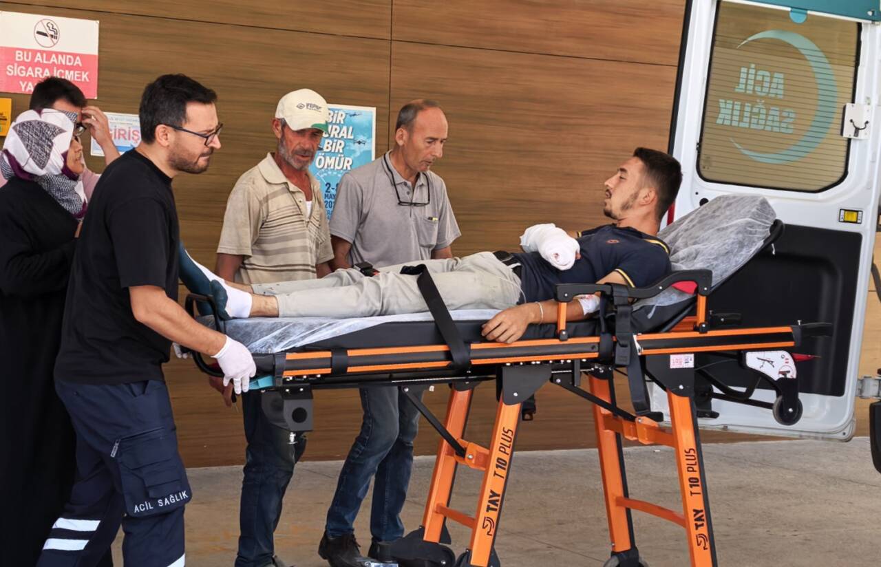 Bursa Deydinler Mahallesi'nde motorlu testere kazası: 3 parmak koptu