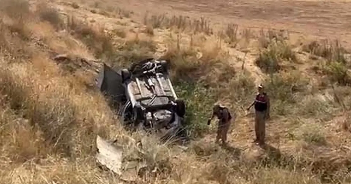 Elazığ’da trafik kazasında bir kişi yaralandı: Otomobil şarampole devrildi