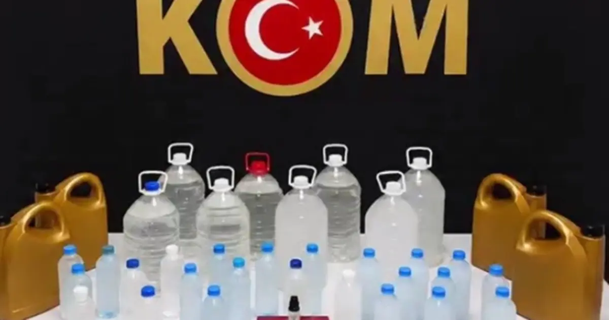 Edirne'de düzenlenen operasyonda sahte içki ele geçirildi: 1 gözaltı