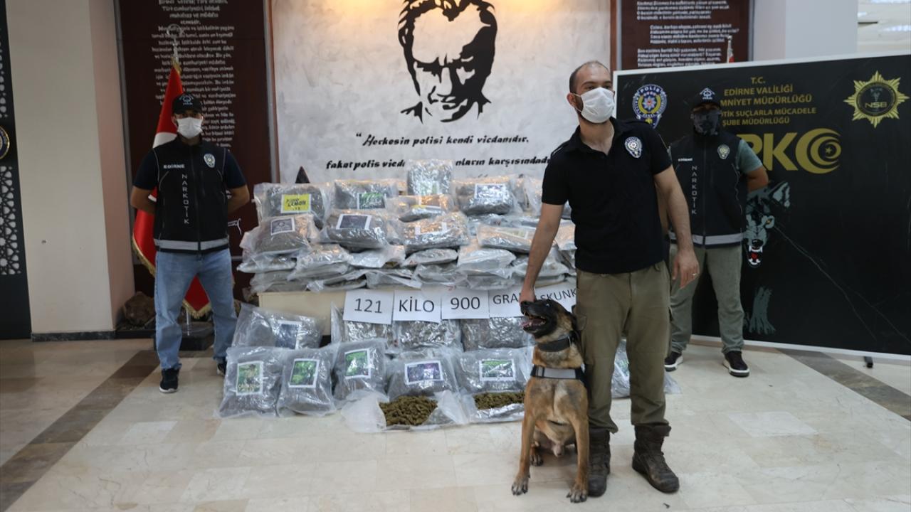 Hamzabeyli Sınır Kapısı'nda uyuşturucu operasyonu: 121 kilo ele geçirildi