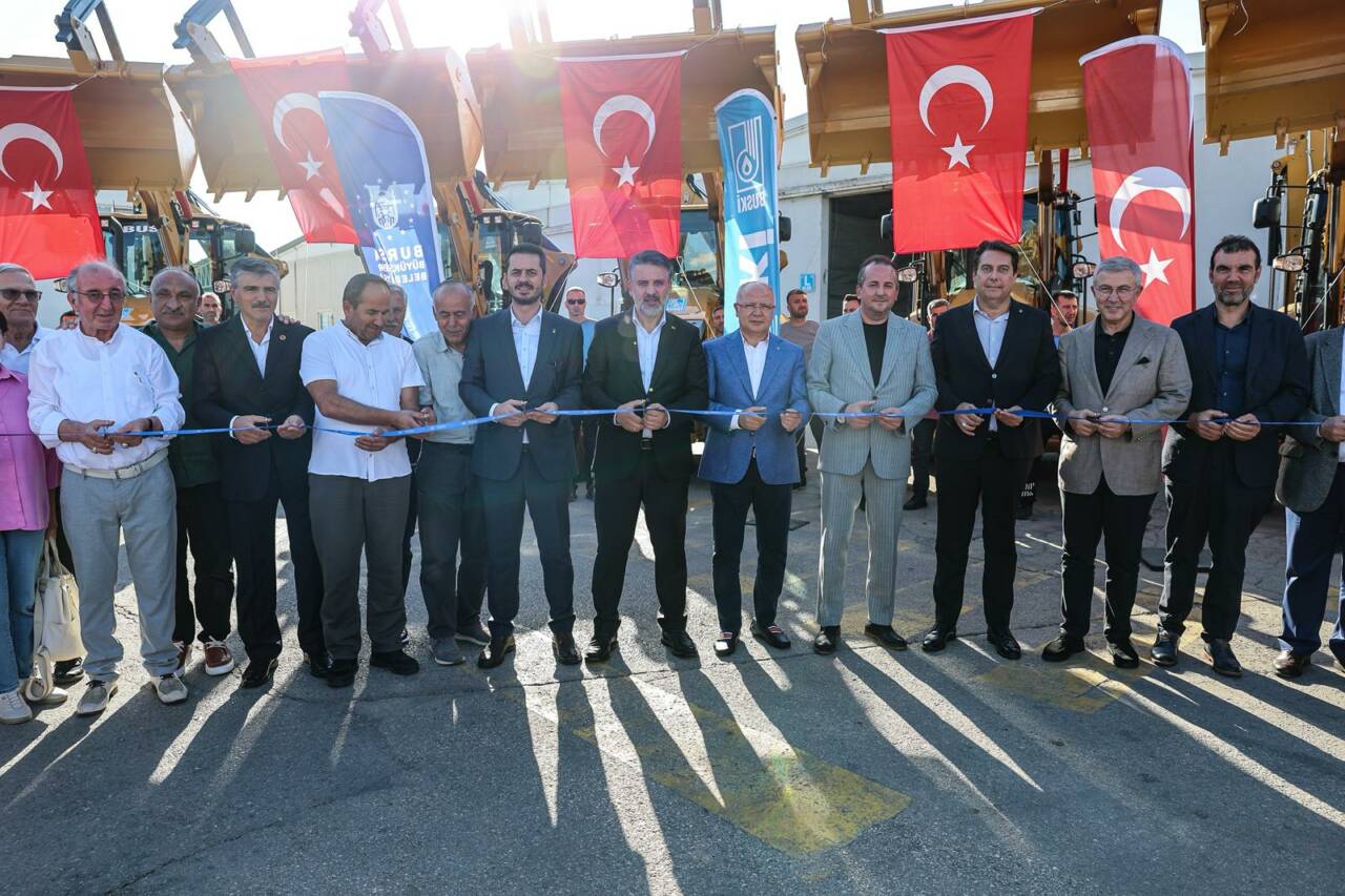 Bursa Büyükşehir, BUSKİ için 156 milyon liralık yeni araç filosu kurdu