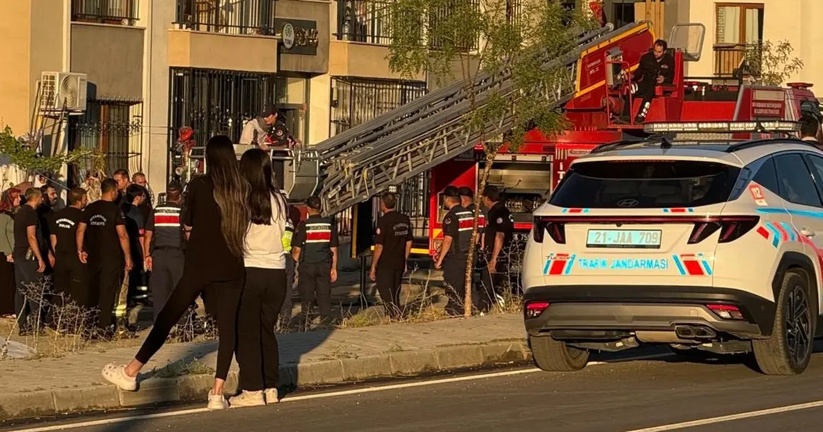 Diyarbakır'da balkondan atlayan kadın, komşusu tarafından kurtarıldı
