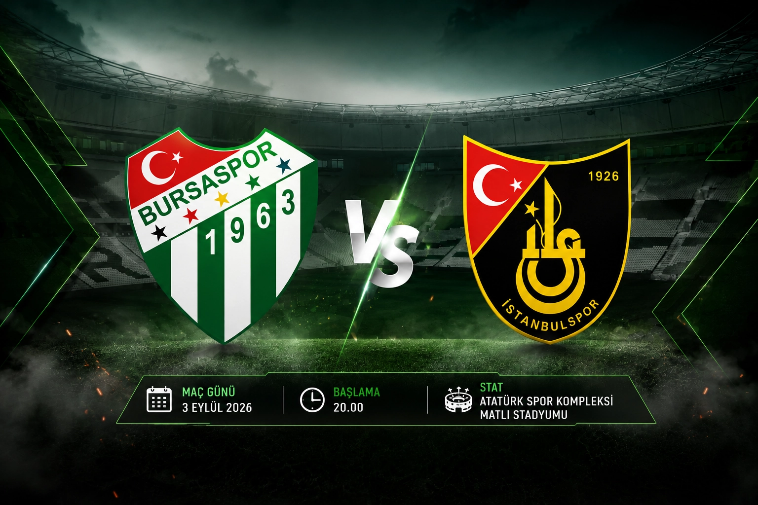 Trendyol 1. Lig'de Bursaspor - İstanbulspor maçı için geri sayım başladı