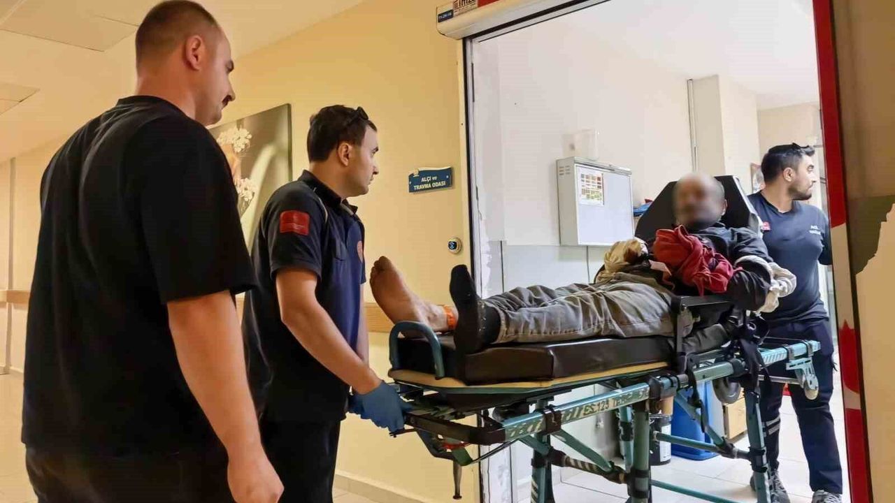 İnegöl'de orman işçisinin parmakları zincire sıkıştı: 6 parmağı koptu