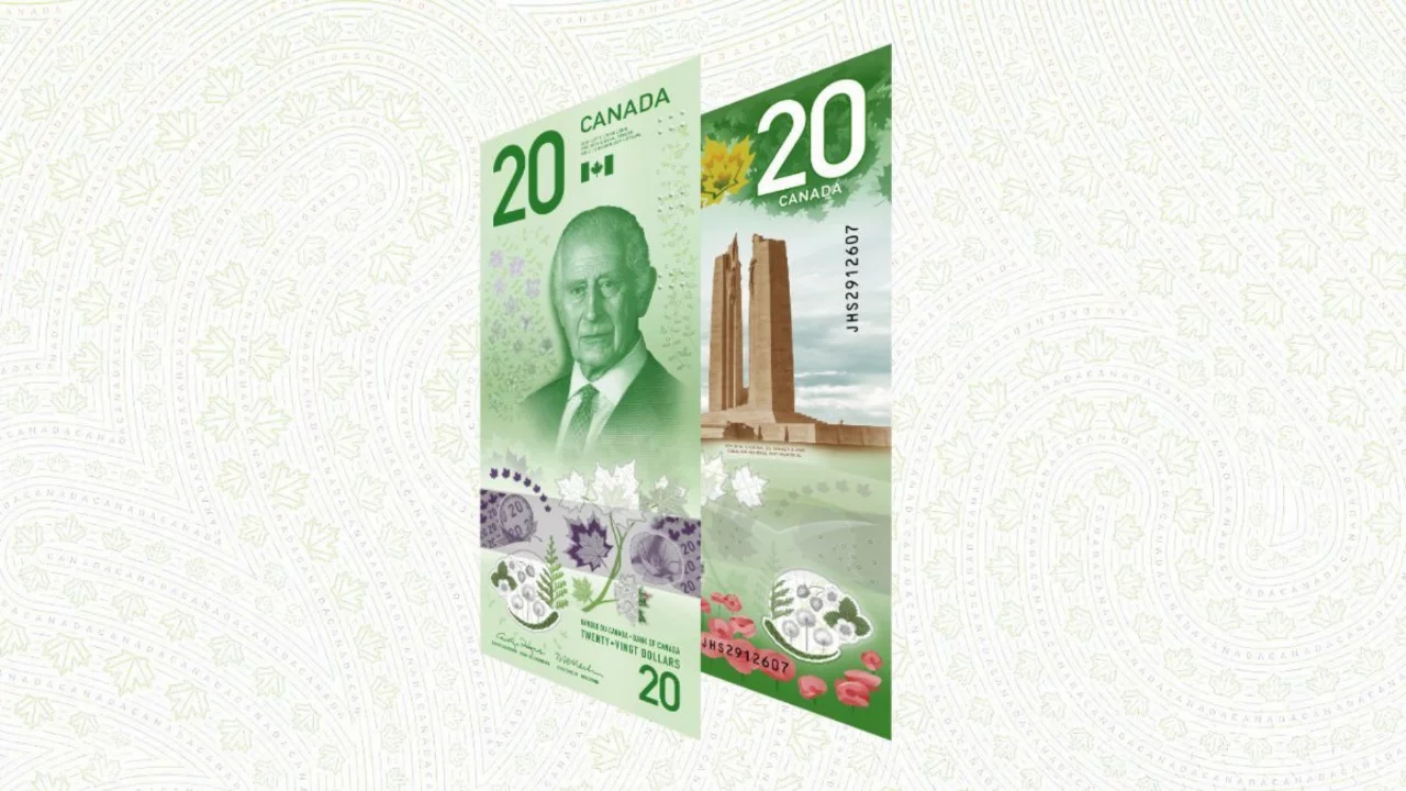 Kanada, yeni 20 dolarlık banknotu ile Kral 3'üncü Charles'ı tanıttı