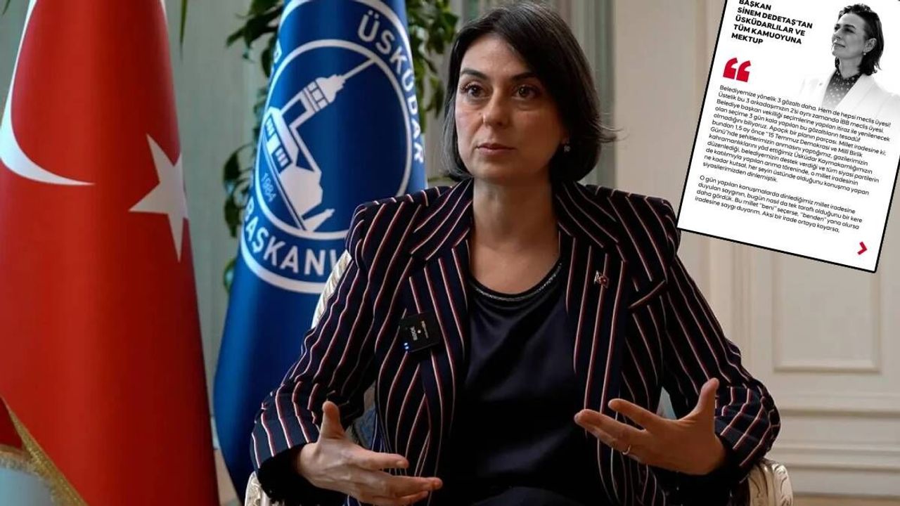 Dedetaş'tan mektup: Gözaltılar seçim sürecine müdahale