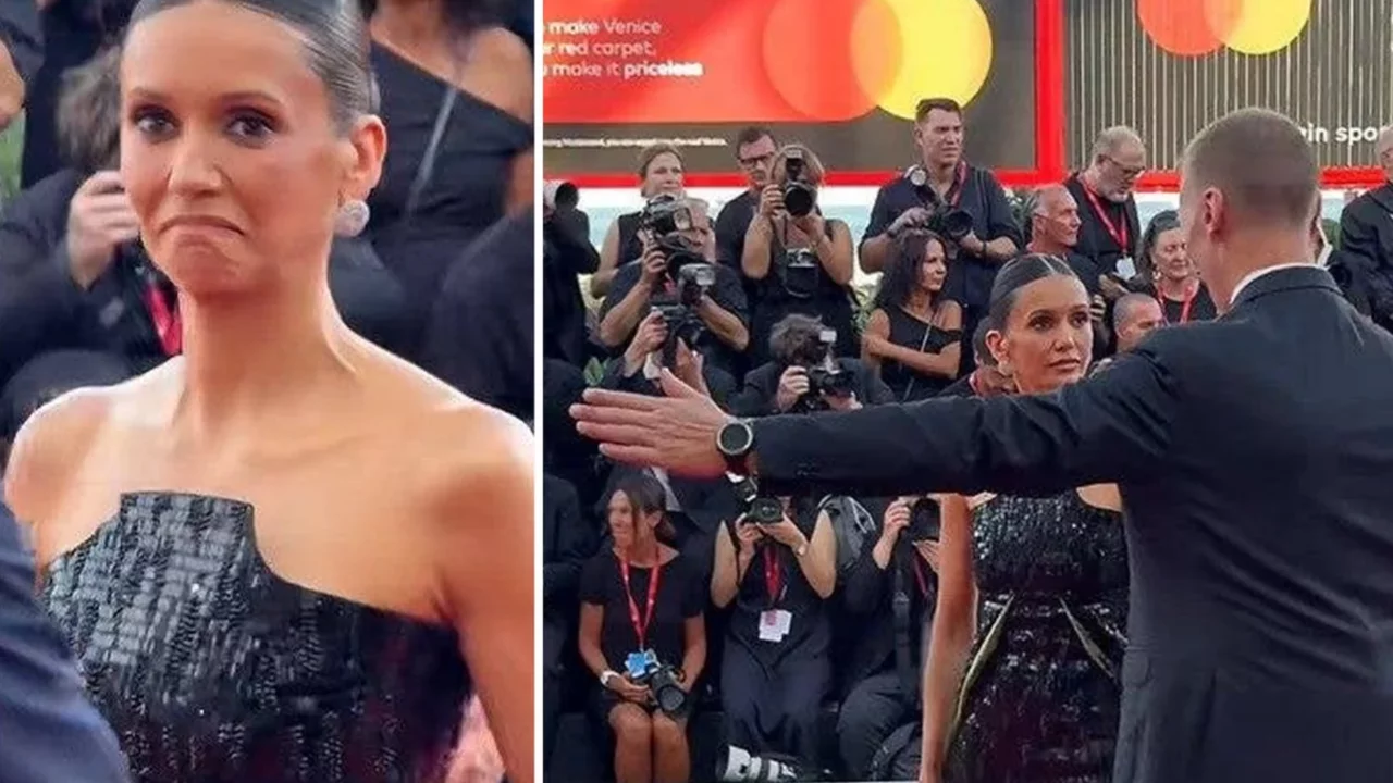 Nina Dobrev, Venedik Film Festivali'nde güvenlik müdahalesiyle karşılaştı