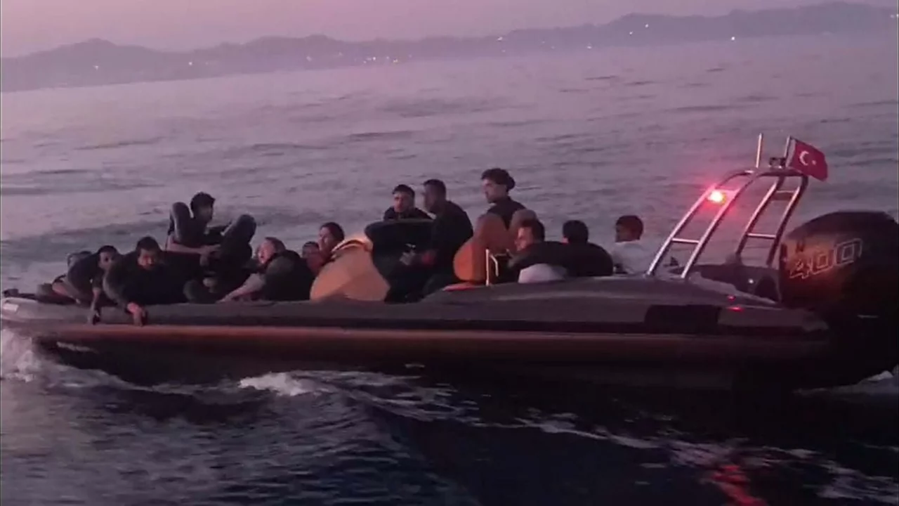 Milas açıklarında kaçak göçmen operasyonu: 23 kişi kurtarıldı Milas açıklarında kaçak göçmen operasyonu: 23 kişi kurtarıldı