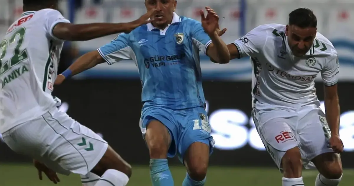Erzurumspor, Konyaspor'u 1-0 mağlup ederek 3 puan aldı