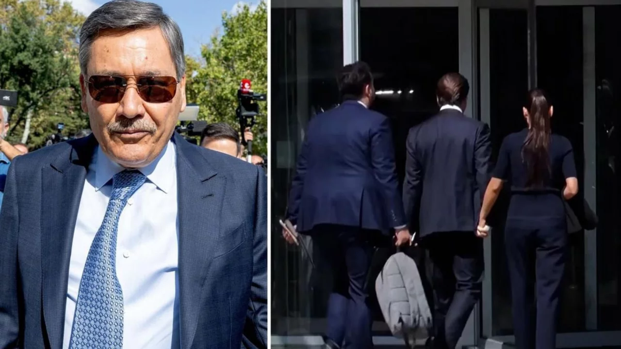 Melih Gökçek'in oğlu ve gelini ifade vermek üzere adliyeye geldi