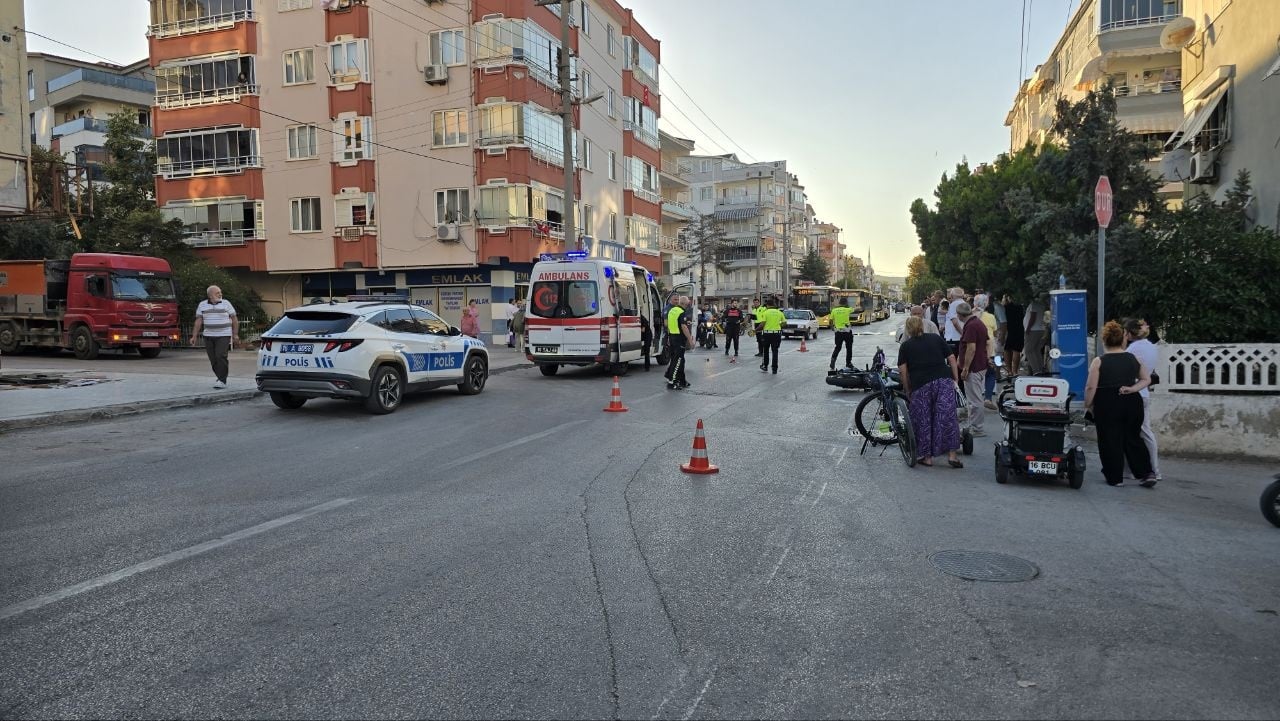 Mudanya'da kaza: İki yaralı hastaneye kaldırıldı