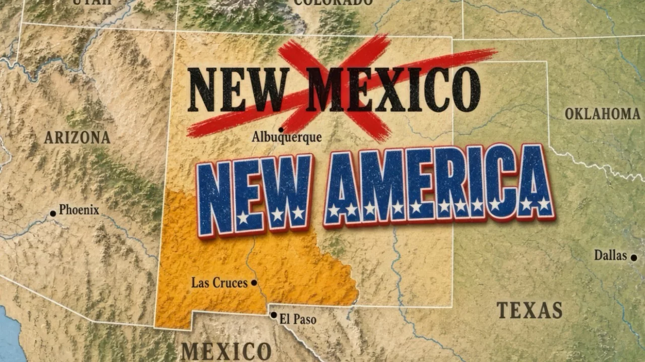 Trump, New Mexico'nun adını "New America" olarak değiştirmeye destek verdi